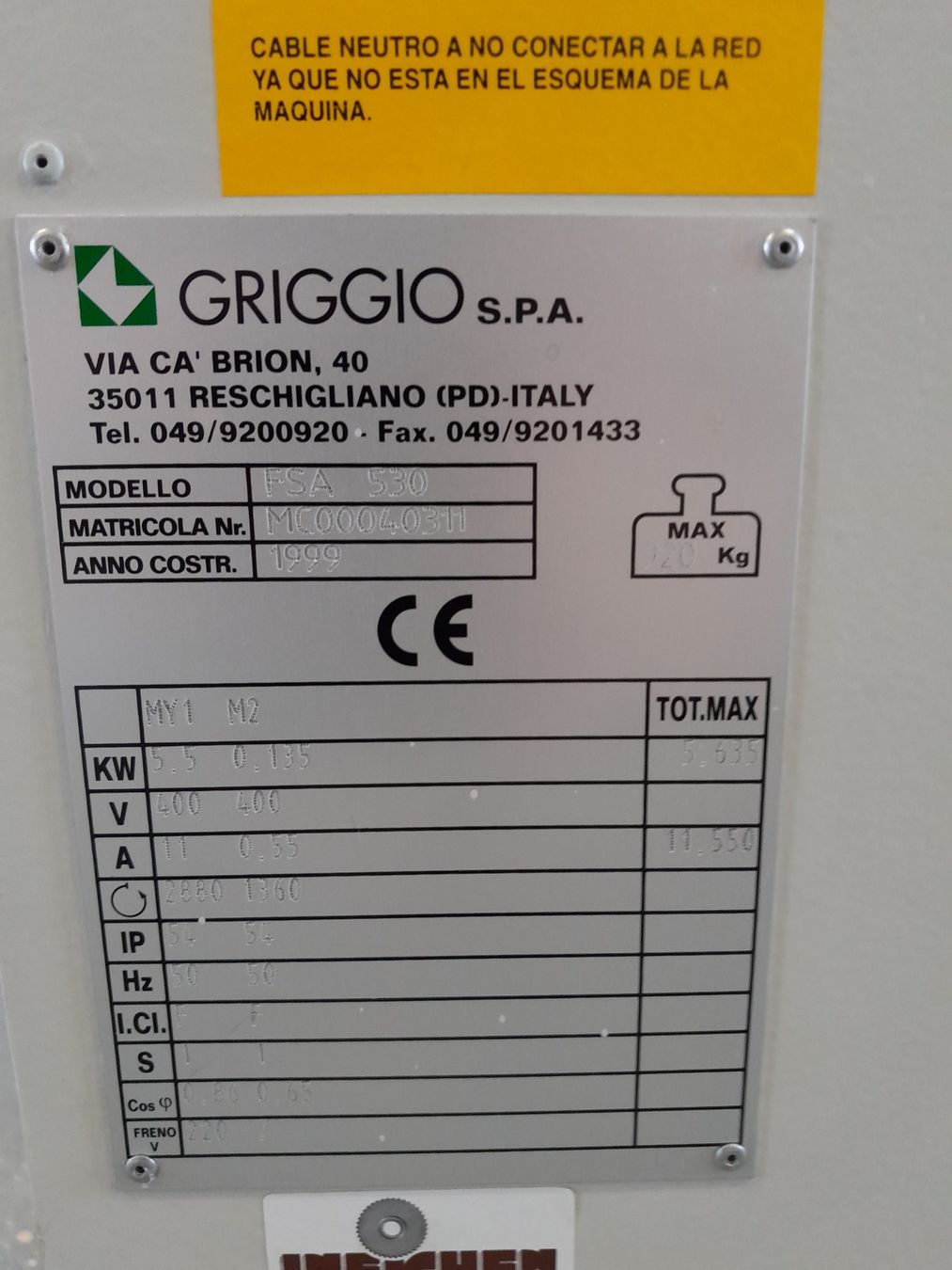 Tutte le macchine: Abricht-Dickenhobelmaschine – Usato da Grenchen venduto da mai_6rbr 4