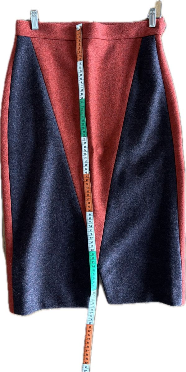 Gonne: Jupe PAMB T.40, design bicolore marron/orange – Nuovo (secondo la descrizione) da Dotzigen venduto da SecondHandGems 4