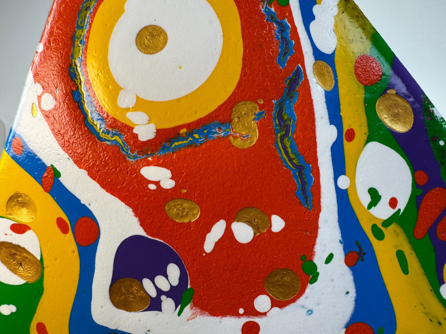 Dipinti: Acryl-Flüssigmalerei, Dreieck – Usato da Schlieren venduto da MayaSheng1983 1