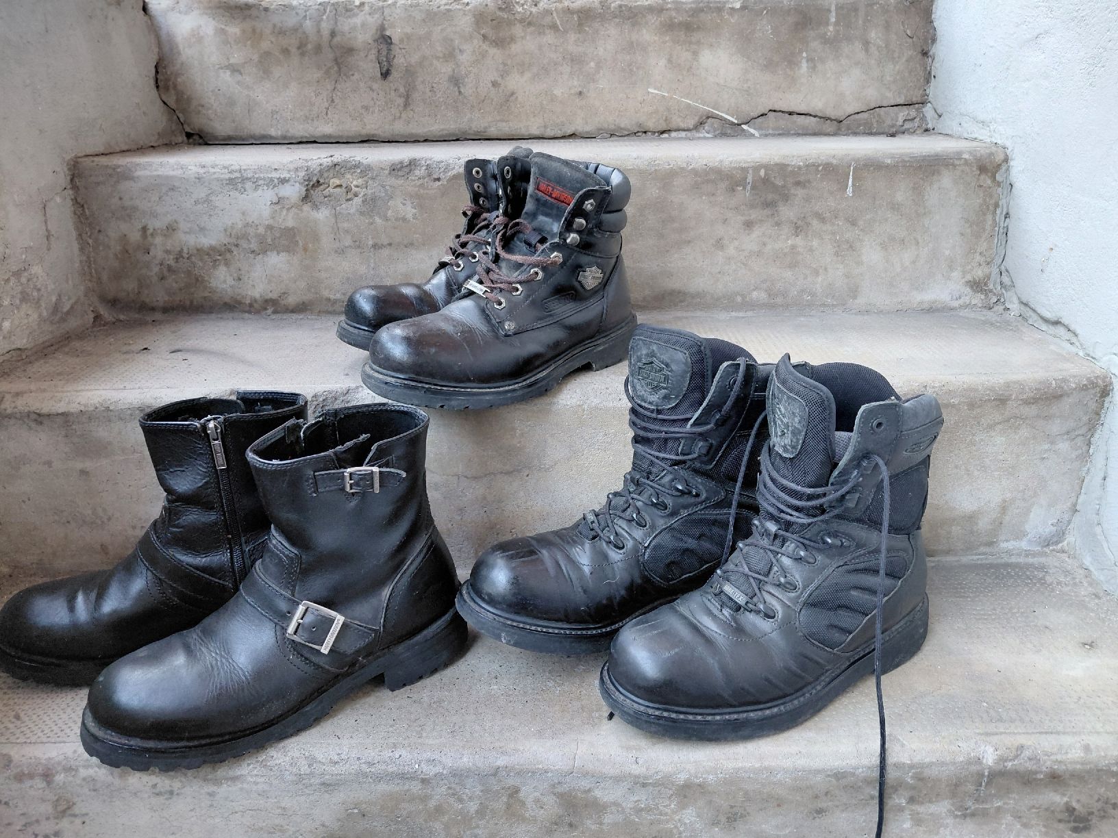 Scarpe da uomo: Harley Motorradstiefel gr 43 – Usato da zuchwil venduto da parson65