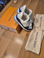 Louis Vuitton LV Trainer Sneaker Blau/Weiss – 42