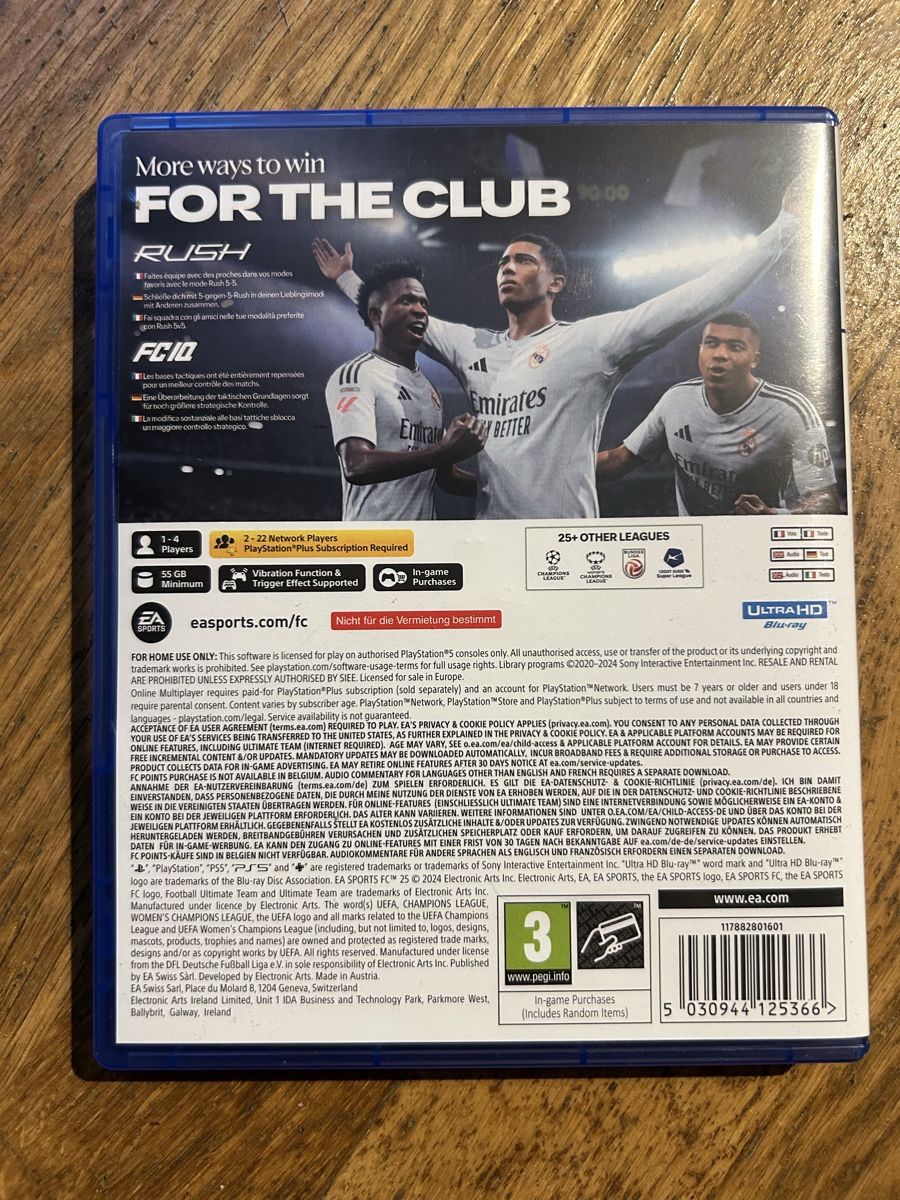 Giochi: FC 25 sur PS5 – Nuovo (secondo la descrizione) da Biel/Bienne venduto da Djemel-Boughrassa 1
