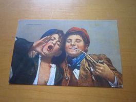No 14 Postkarte 1914 costumi napolitani Littau