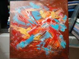 Original Gemälde, Abstrakt, Leinwand 40x40 cm