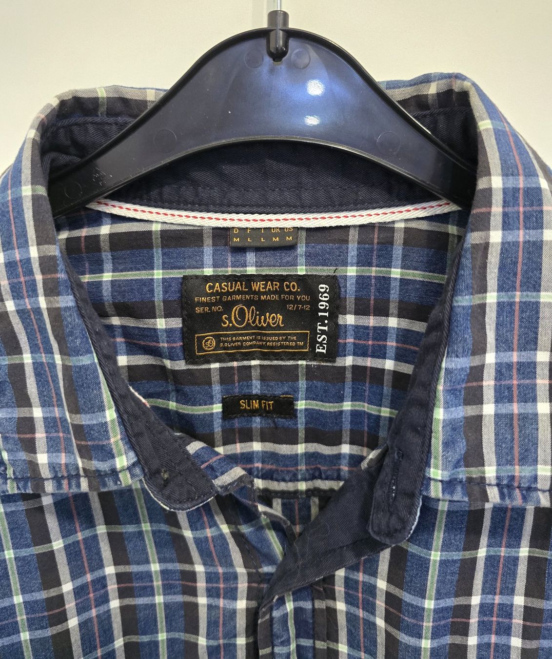 S.Oliver Camicie: s.Oliver Herren Hemd Grösse M - slim fit – Usato da Oetwil an der Limmat venduto da dhantal 1