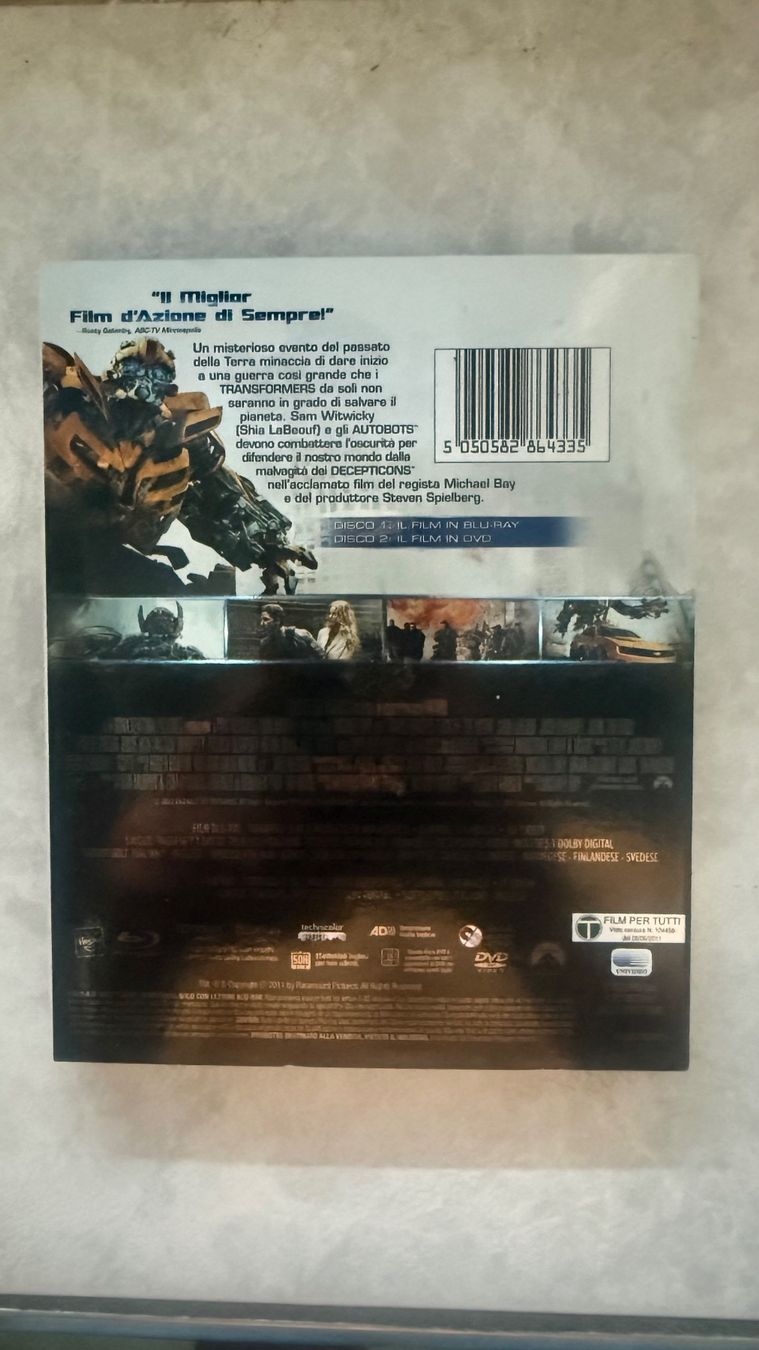 Alle DVDs: DVD Blu-ray film Transformers 3 – Gebraucht aus Monte Carasso von Ely67 1