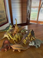 Dinosaurier Figuren Set 10 Stück diverse Arten gebraucht