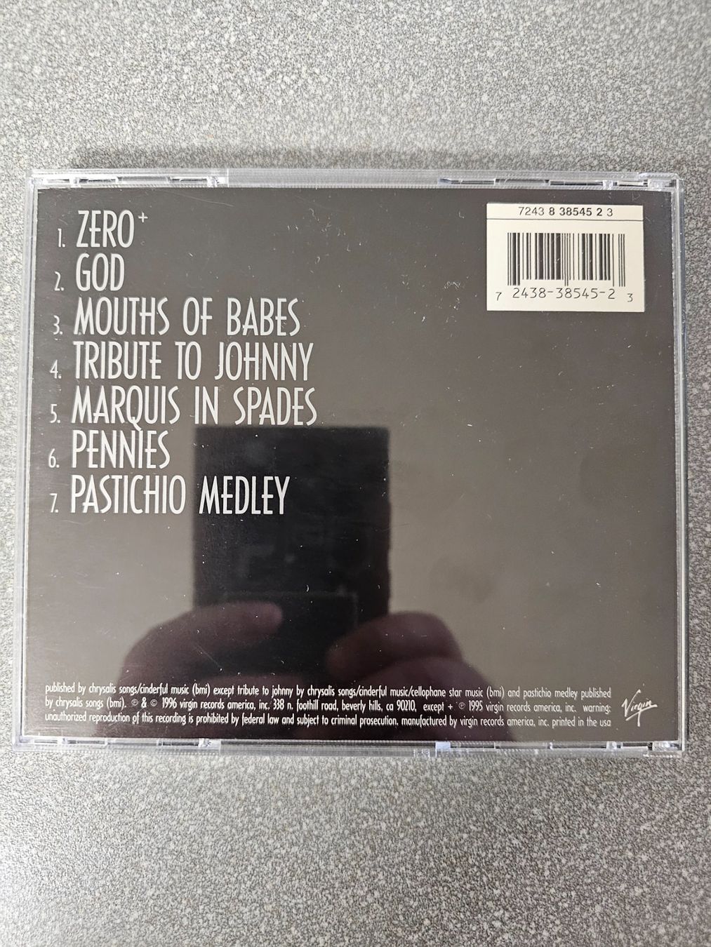 CD: CD Smashing Pumpkins "Zero" EP – Usato da Adligenswil venduto da xtfnut 1