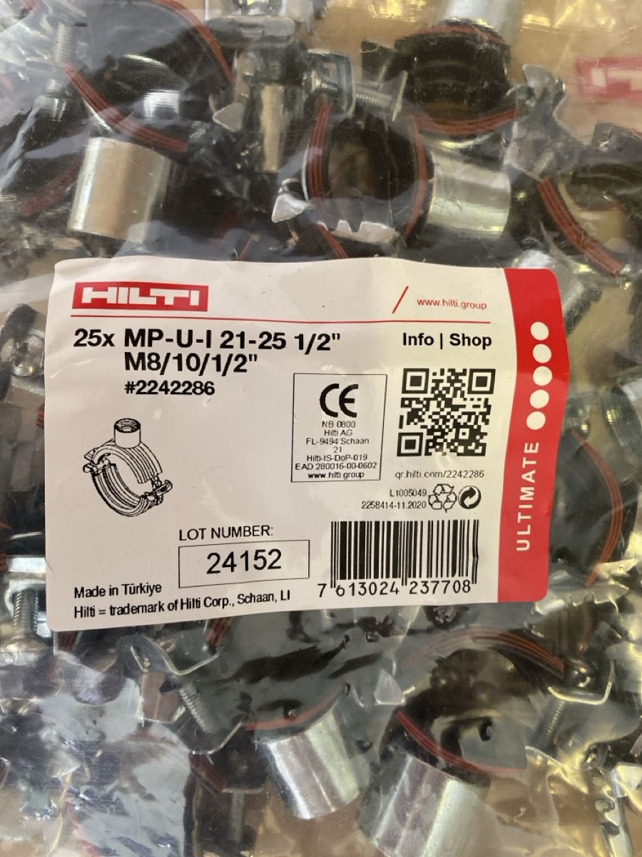 Hilti Alle Werkzeuge: Hilti 25 x Schellen OVP – Neu und originalverpackt aus Zeiningen von rot_2xls 1