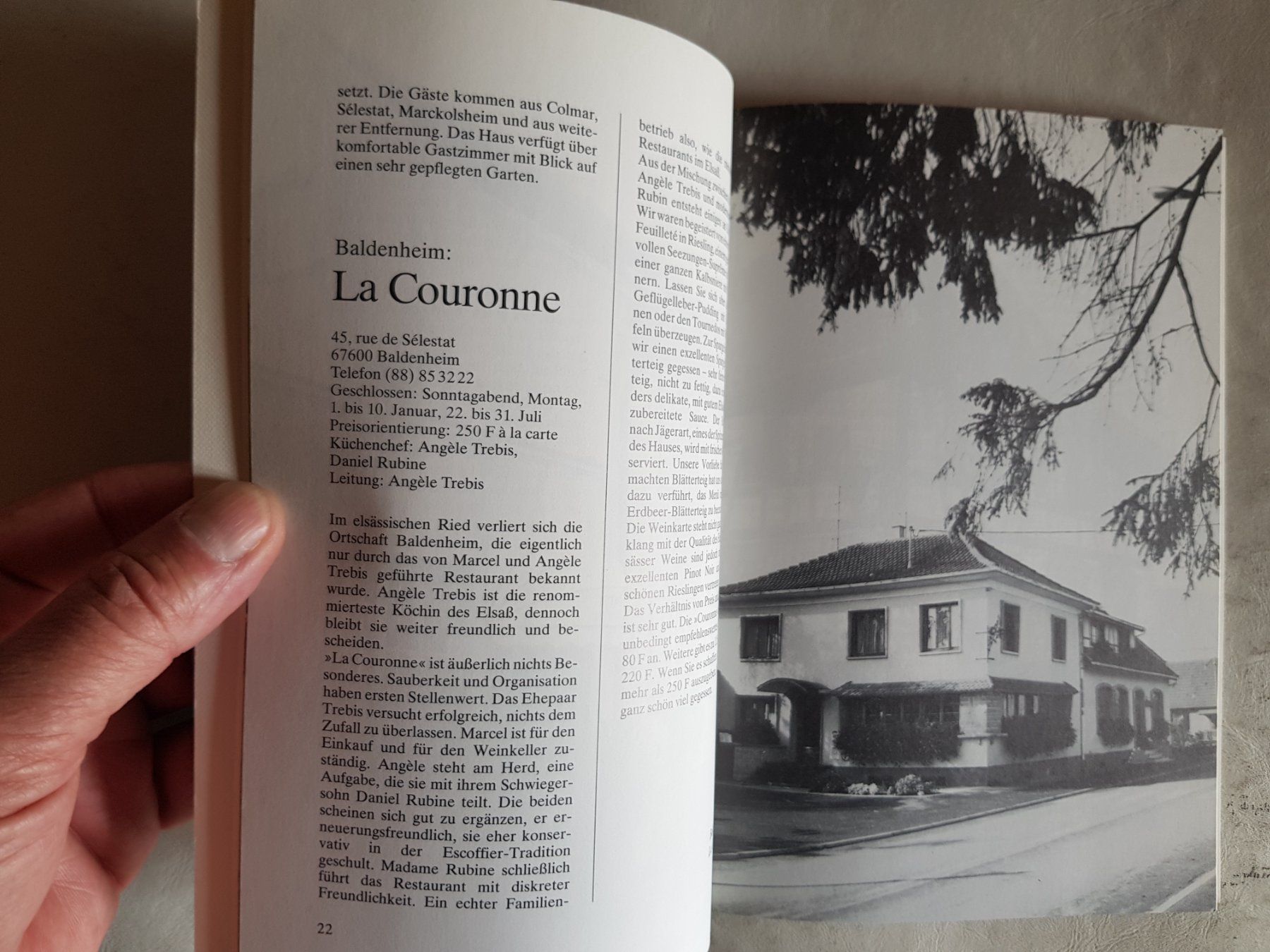 Bücher: Elsässer Restaurants Maurice Roeckel 1984 – Gebraucht aus Walterswil BE von Lonitti 8