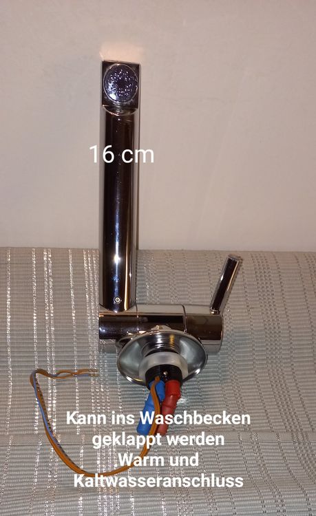 Klappbarer Wasserhahn Für Wohnmobile - 360° Drehbar Mit Einhebelmischer