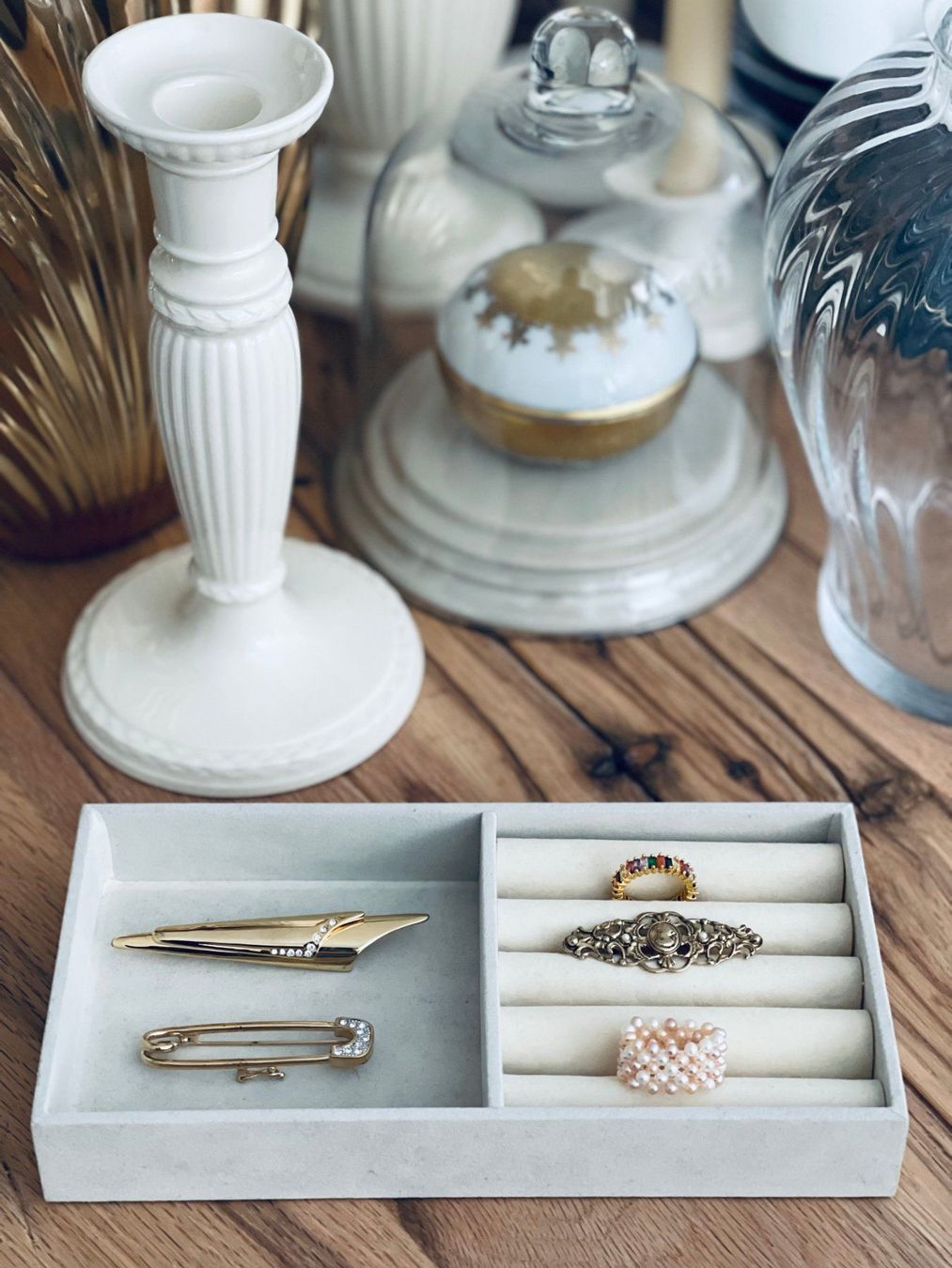 Sonstiger Schmuck: Schmuck Konvolut: 3 Broschen und 2 Ringe – Gebraucht aus Winkel von Glamour4You 2