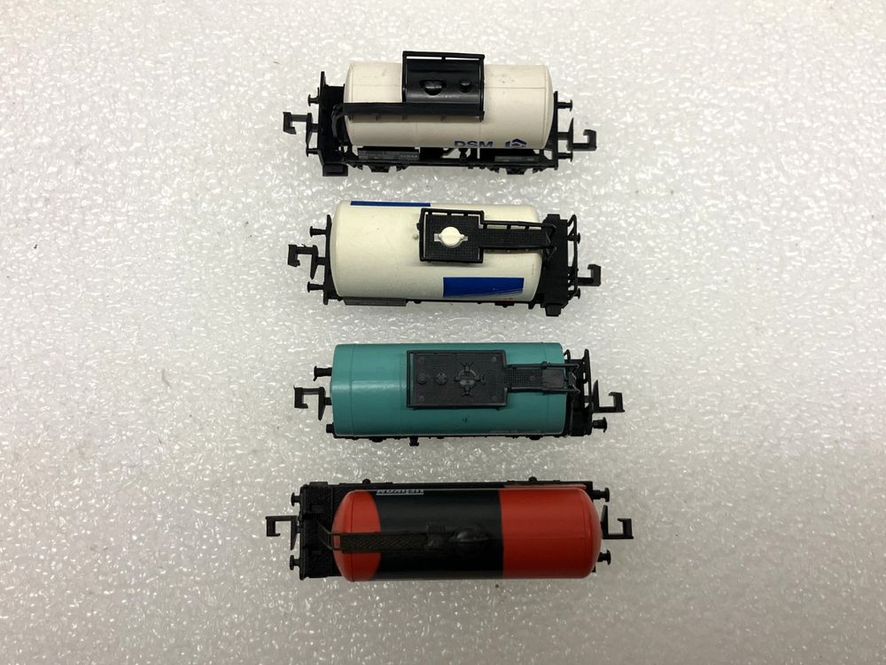 SBB/CFF/FFS Modelleisenbahnen: N= 3x Kesselwagen SBB Uetikon Motorex GATOIL - 1x NS DSM – Neu (gemäss Beschreibung) aus Thun von retoolinoo 5