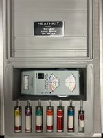 Dip Meter Heathkit HD-1250 mit Spulensatz im Koffer