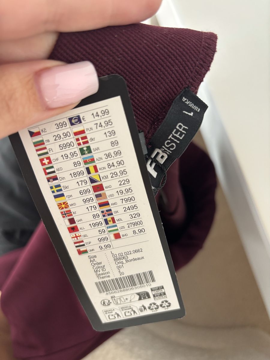 Pantaloni: Weinrote Strech Hose  – Nuovo e nell'imballaggio originale da Rudolfstetten venduto da alisa99 3