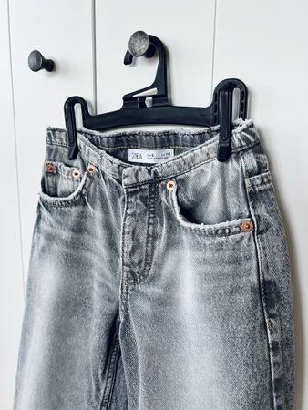 Zara, Weite Jeans, 116, grau