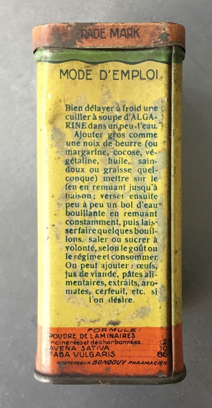 Barattoli: Blechdose Algarine, antik – Usato da Eggersriet venduto da Wiese61 5
