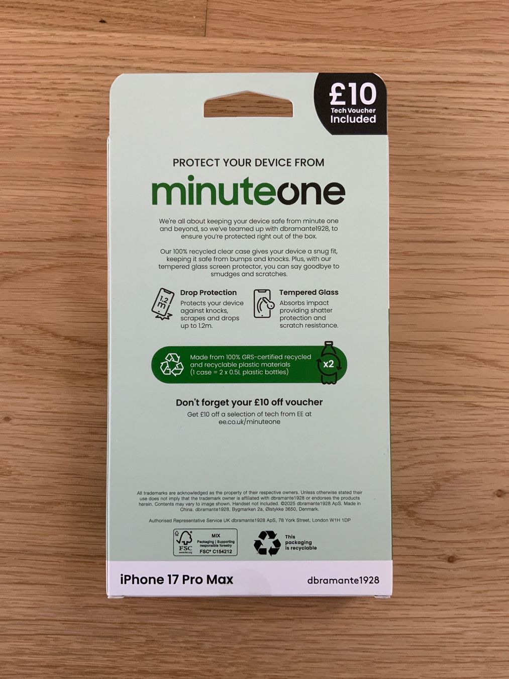 Covers & Schutzfolien: MinuteOne Hülle iPhone 17 Pro Max Schutzglas – Neu und originalverpackt aus Niederhasli von qbdp 1