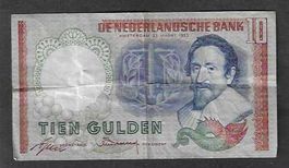 Holland  10  Gulden  1953  Gebraucht