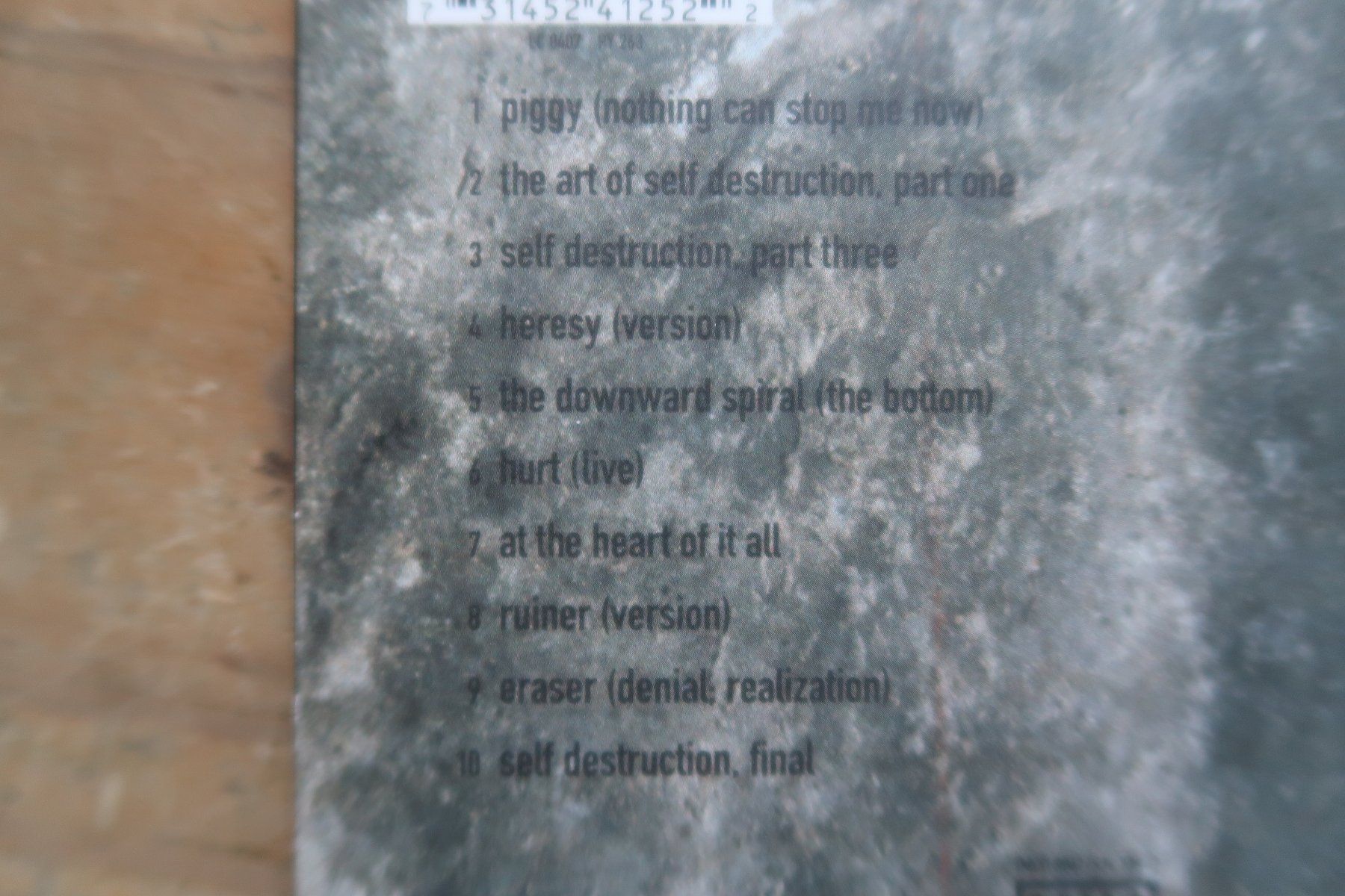 CD: NINE INCH NAILS - FURTHER DOWN THE SPIRAL  - CD – Usato da Basel venduto da Patiscat 2