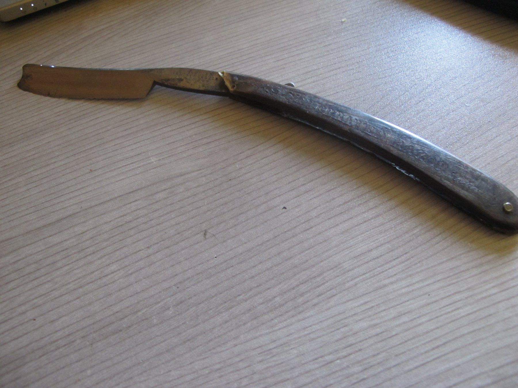 Rasoi & Lamette da barba: Antikes Rasiermesser Signiert Siehe Bilder – Usato da Altnau venduto da LinaAuktion 5