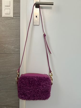 Tasche Patrizia Pepe beerenfarbig neuwertig