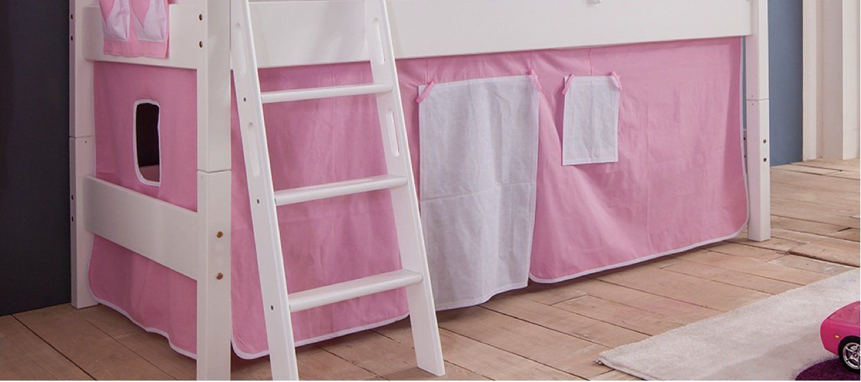 Tende: Stoffset / Vorhang für Hochbett oder Etagenbett – Usato da Kriens venduto da Mikado-Geschenke 6