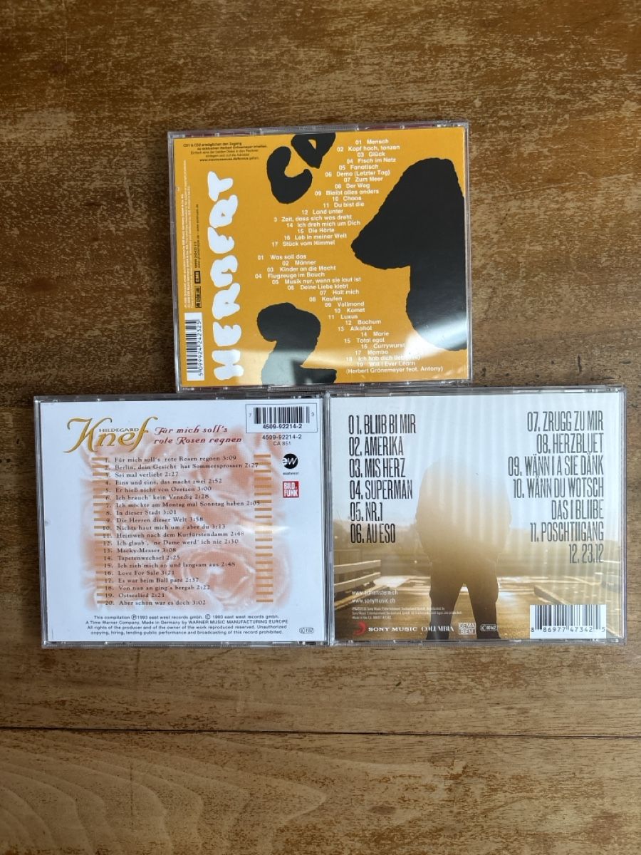 CD: CD Sammlung Deutsche Künstler – Usato da Bern venduto da nic_7mr6 2