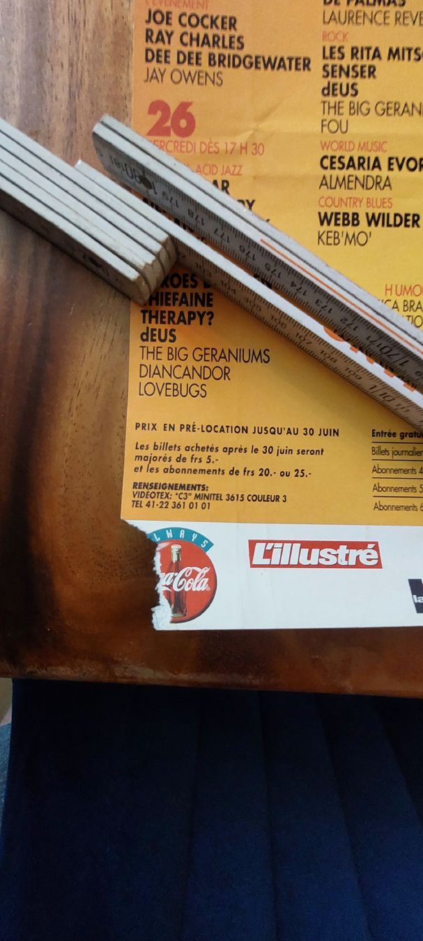 Poster & Bilder: affiche paleo festival 1995 – Gebraucht aus Muraz (Collombey) von Celine-v81 2