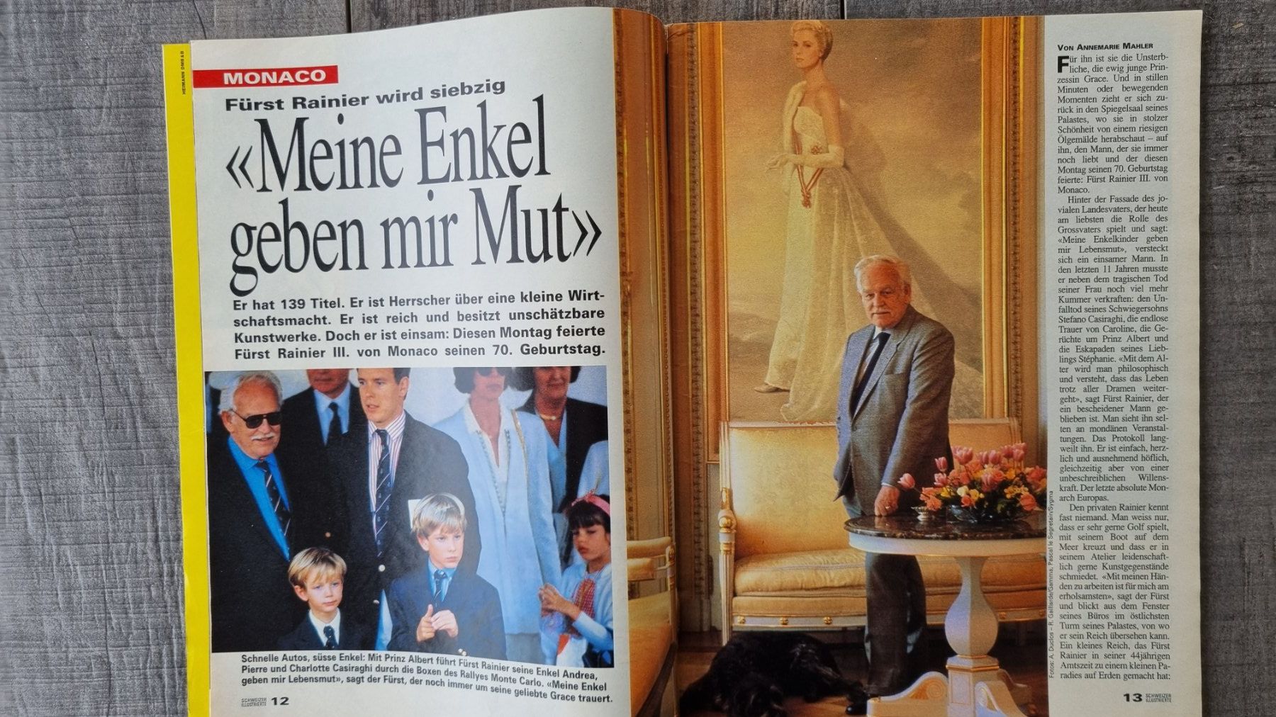 Riviste & Magazine: Schweizer Illustrierte 1993 Rainier von Monaco 70. Geb. – Usato da Bözberg venduto da heinz-d 1