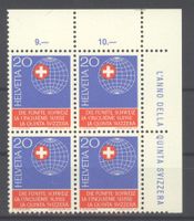 1966, Sondermarke die fünfte Schweiz, ohne Falz **