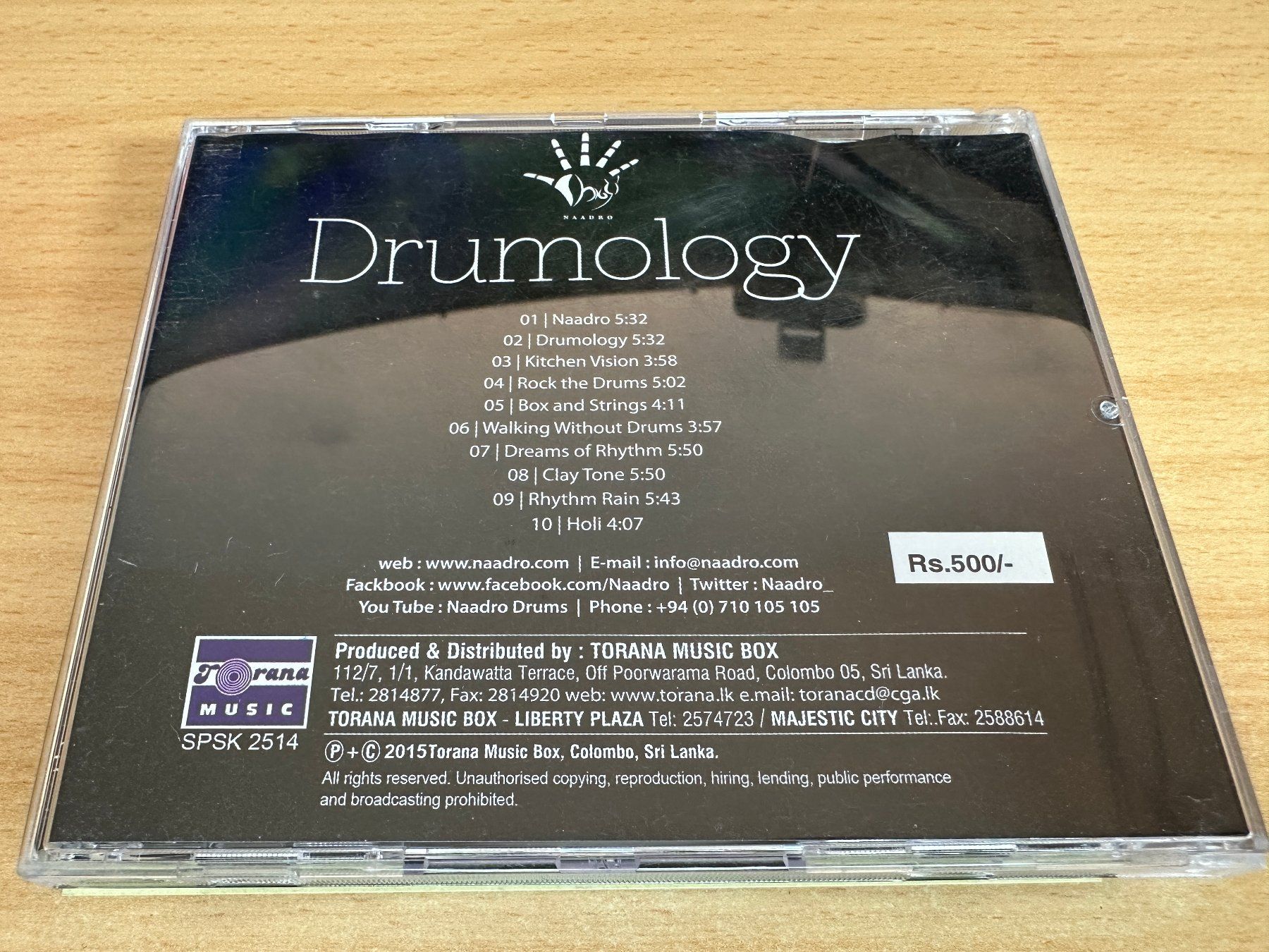 CD: Naadro Drumology – Usato da Rikon im Tösstal venduto da Alpenmutz 1
