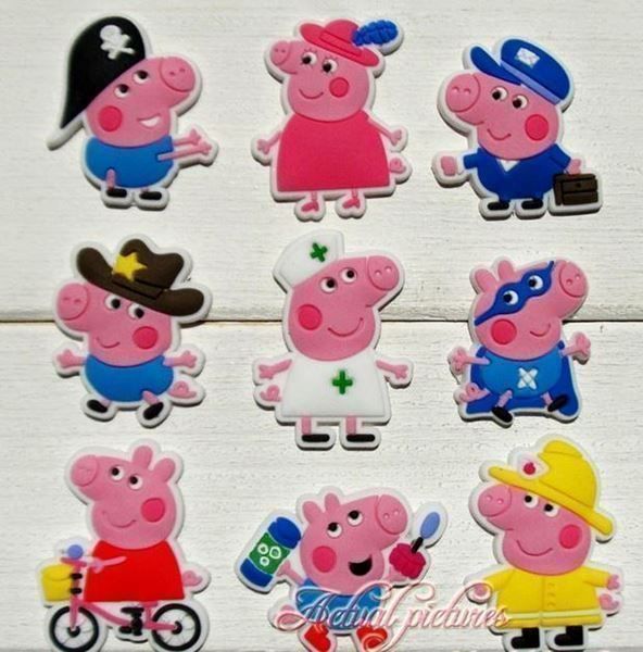 Tutte le decorazioni: Peppa: 9 shoe charms jibbitz – Nuovo e nell'imballaggio originale da Lutry venduto da kylab7
