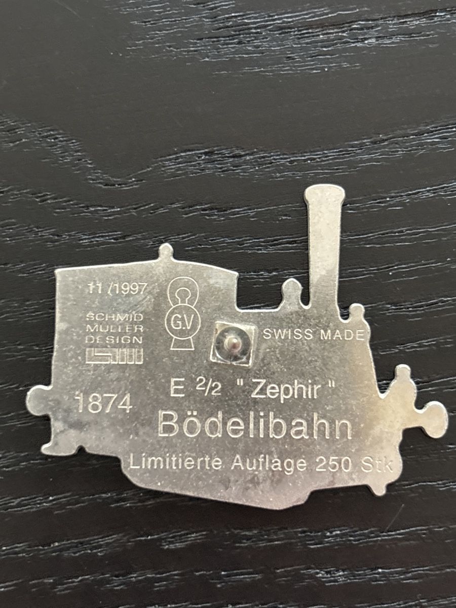 SBB/CFF/FFS Placchette & Badge: E 2/2 Bödelibahn Schmid Müller 250 Stück – Usato da Uetendorf venduto da hoisle 1