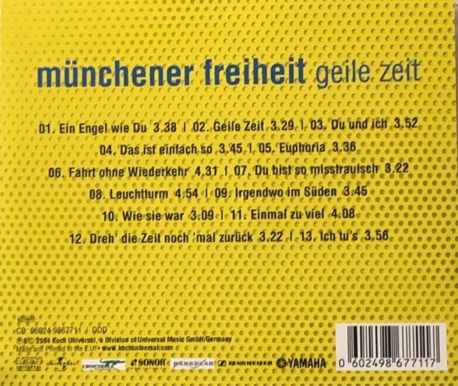 CDs: Münchener Freiheit - Geile Zeit – D'occasion à Grüningen par azulgris 1