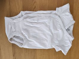 Neu Weisser Kurzarm Wickelbody Gr. 68