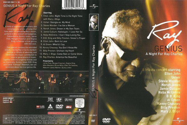 Tutti i DVDs: Various – Ray Genius A Night For Ray Charles – Usato da Brittnau venduto da Zibu 3