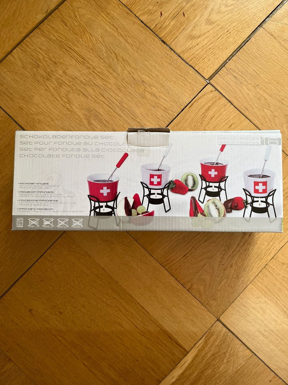 Cucine complete: Schokoladenfondue Set – Nuovo e nell'imballaggio originale da Jona venduto da m.brun