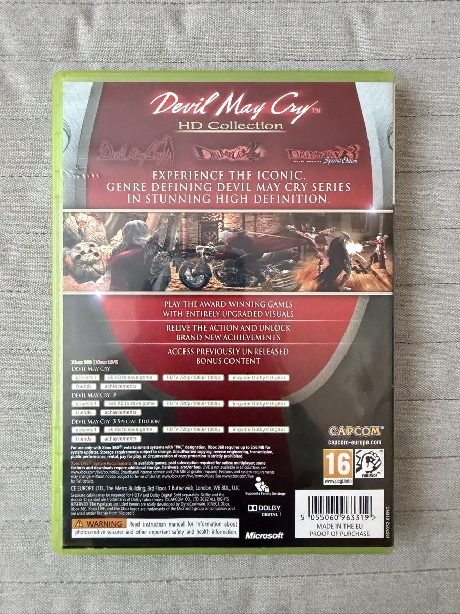 Microsoft Giochi: Devil May Cry HD Collection für Xbox 360 – Usato da Thunstetten venduto da Virus_33 2