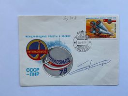 Weltraum Sojus 30 Startbeleg 28.6.78  OU Hermaszewski Polen