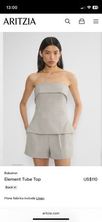 Aritzia top tube