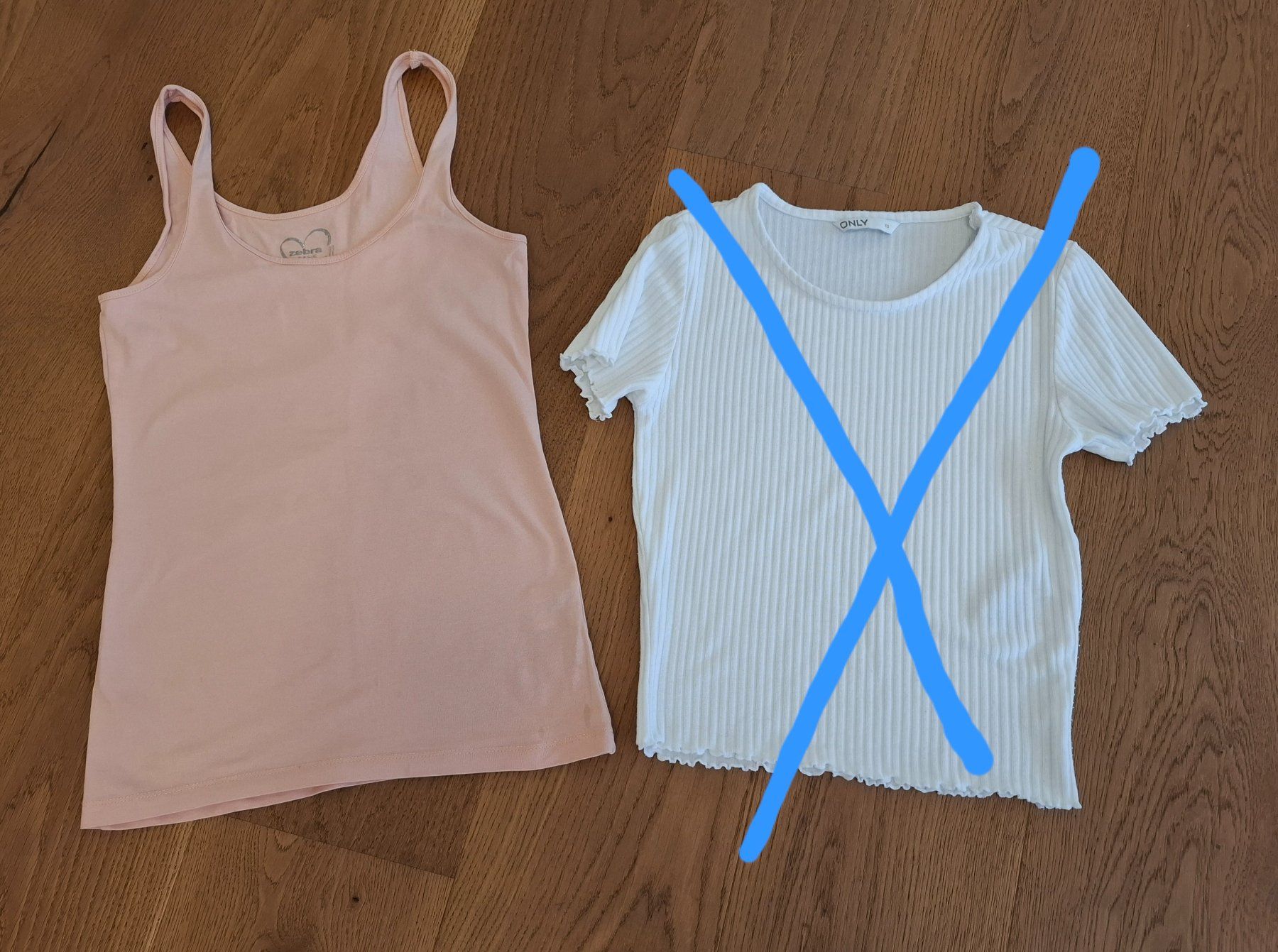 Zebra Tops: Basic Top unifarben Zebra Gr. XS – Gebraucht aus Mels von Aloha86