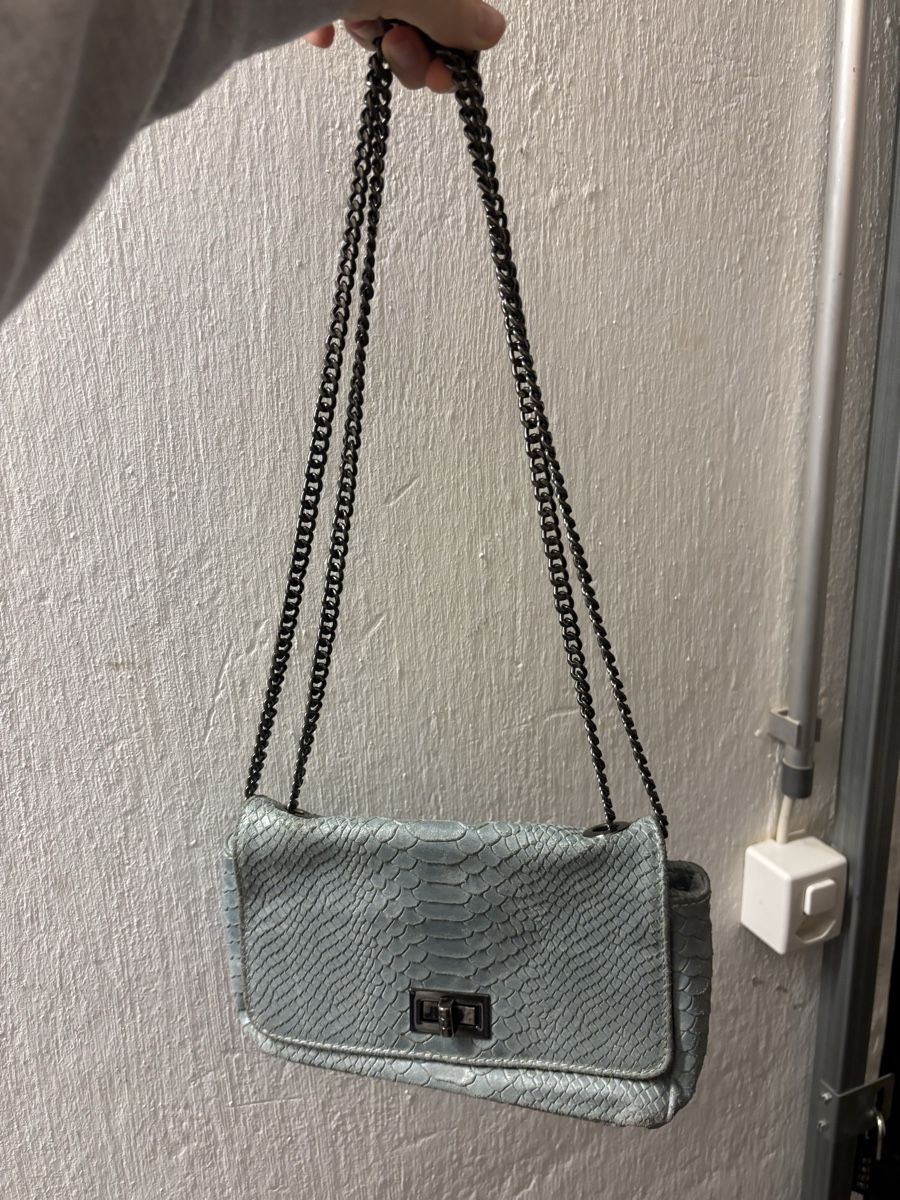 Vera Pelle Taschen für Damen: Ledertasche blau – Gebraucht aus Basel von a.tamara9