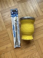 Mate Set jaune et Bombilla Martin Fierro
