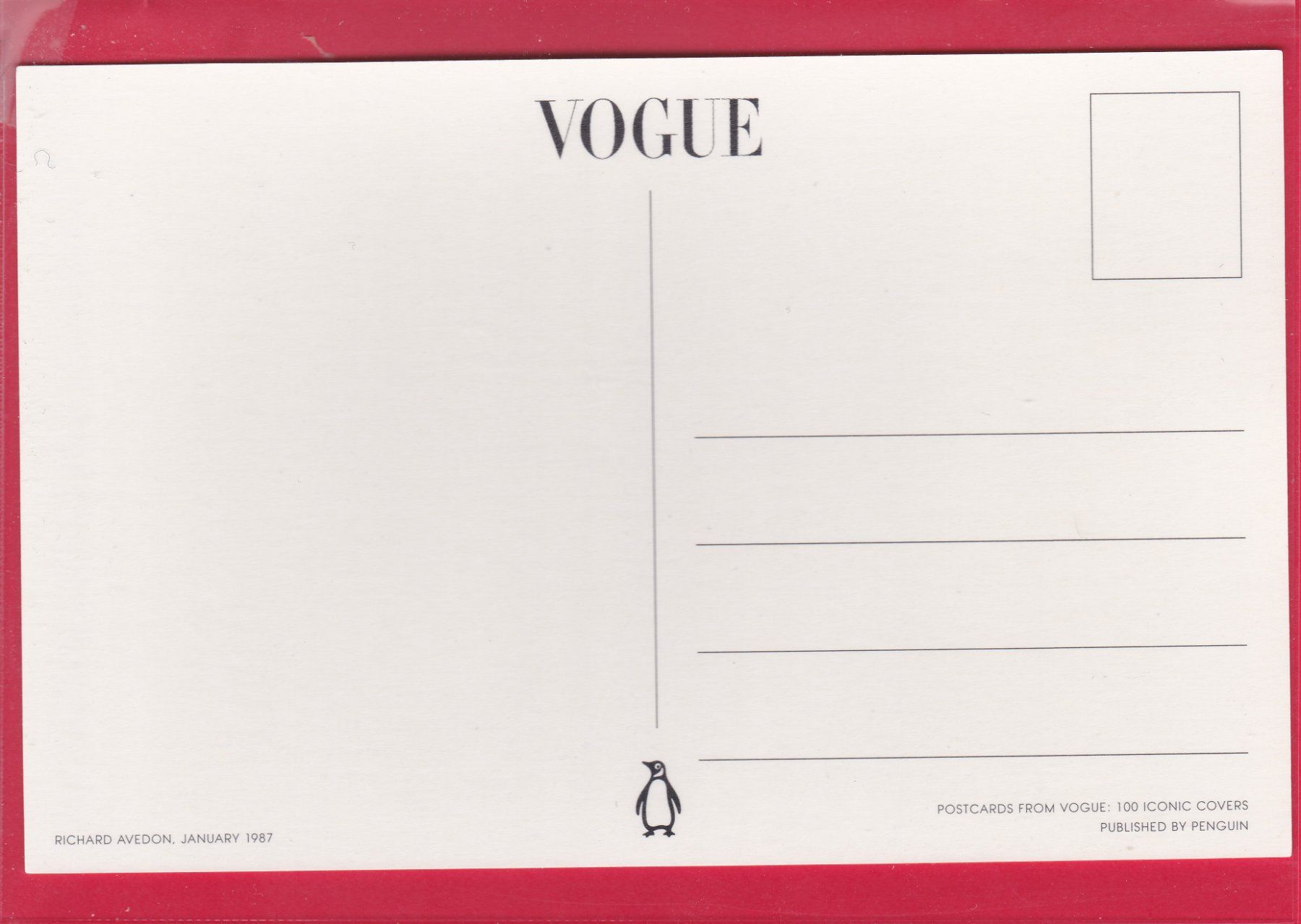 Cartoline postali: WERBE-KARTE VOGUE – Usato da Oberrieden venduto da Gebirgsstelze 1