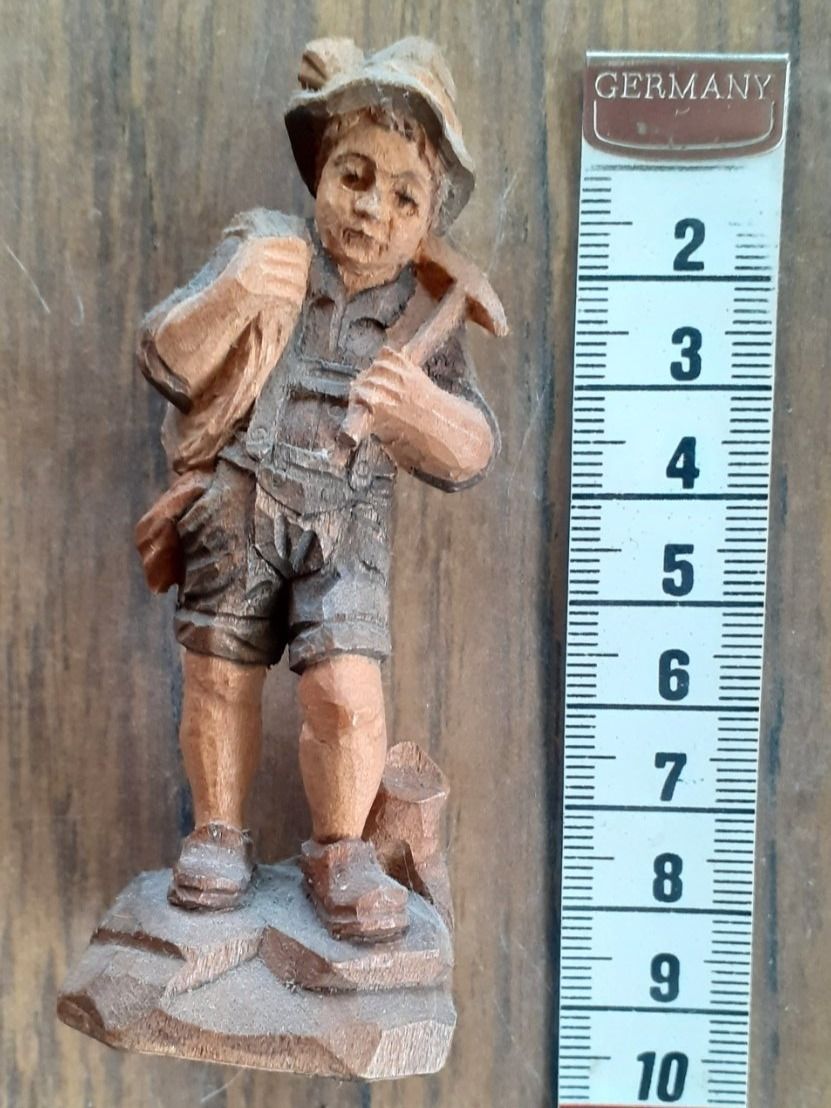 Sculture & Statue: Holzfigur Schnitzerei - Bergsteiger – Usato da Mörschwil venduto da antiksalon 8