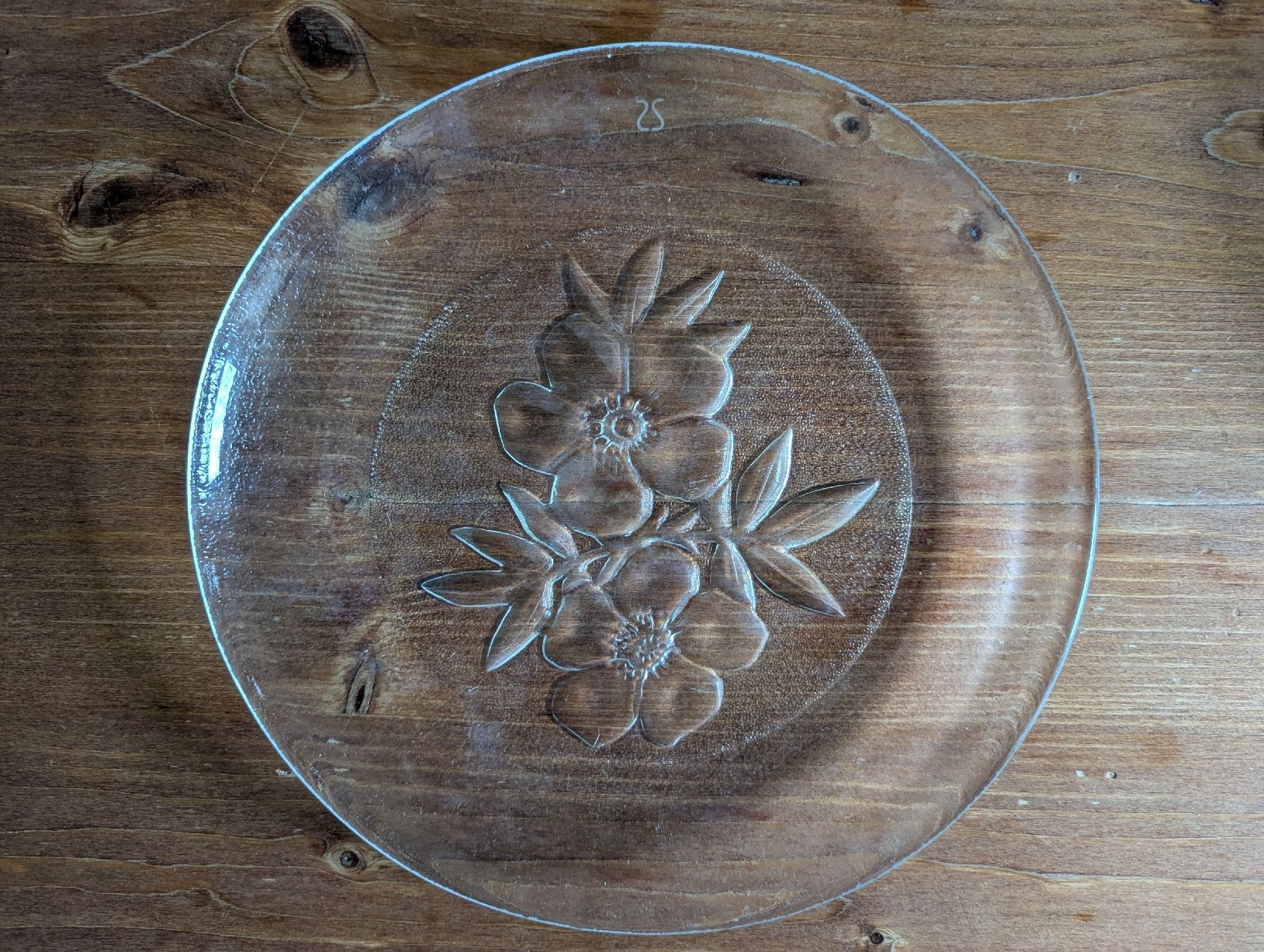 Teller: Glas Teller mit Blumenmuster 9 Stk gebraucht – Gebraucht aus Bern von Aarewasser_ 8