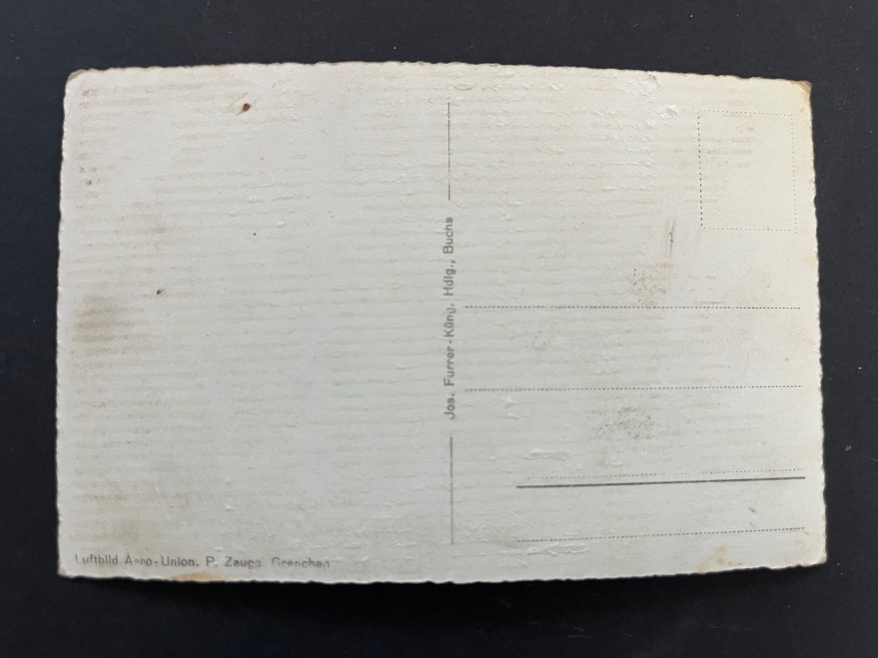 Cartoline postali: Buchs LU Flugaufnahme ca. 1950 – Usato da Ostermundigen venduto da DaxKarten-75 1