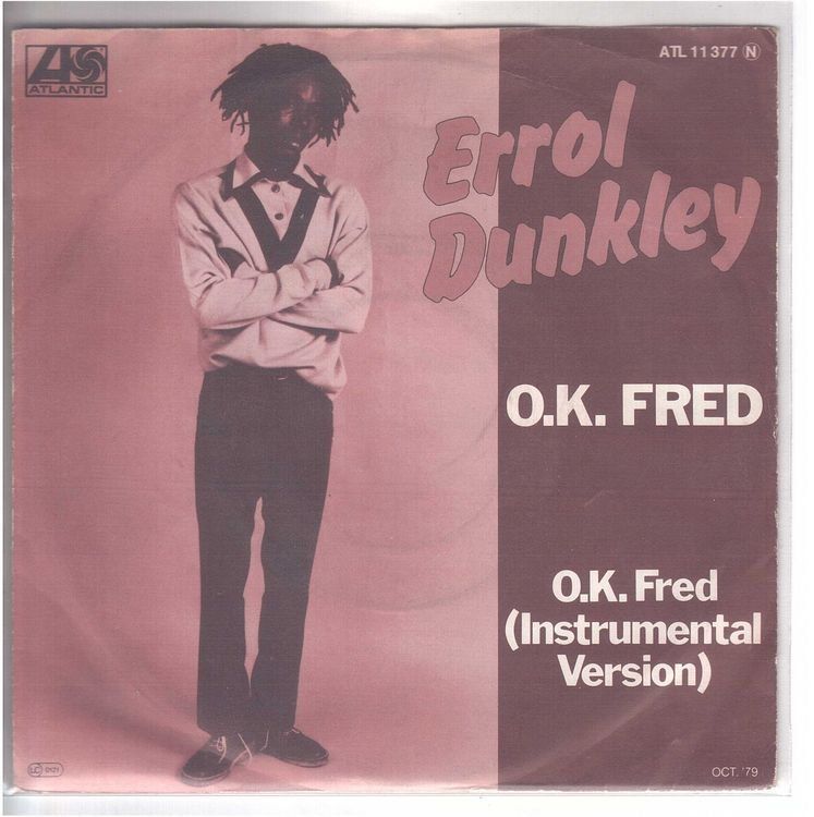 Dischi in vinile: Errol Dunkley  --  O.K. Fred  Single7 – Usato da Oberwil (Dägerlen) venduto da asteng
