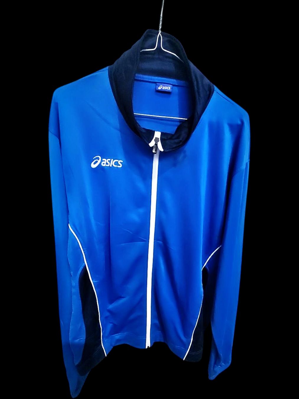 Asics Giacche: Asics Blaue Trainingsjacke Unisex – Nuovo (secondo la descrizione) da Zug venduto da vinokilo 1